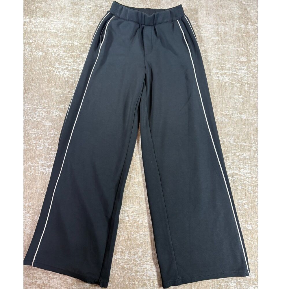 OFFLINE by Aerie The Hugger Piping Wide Leg Pants Black - Size XS